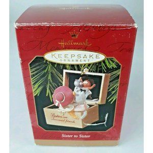 Hallmark Ornament Sister to Sister 1997 QX6635